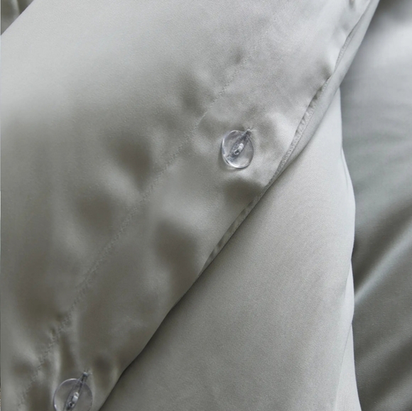 NWT! Quince 100% Organic Eucalyptus Bamboo Duvet Cover! King/ Cal King (823) - Picture 3 of 8